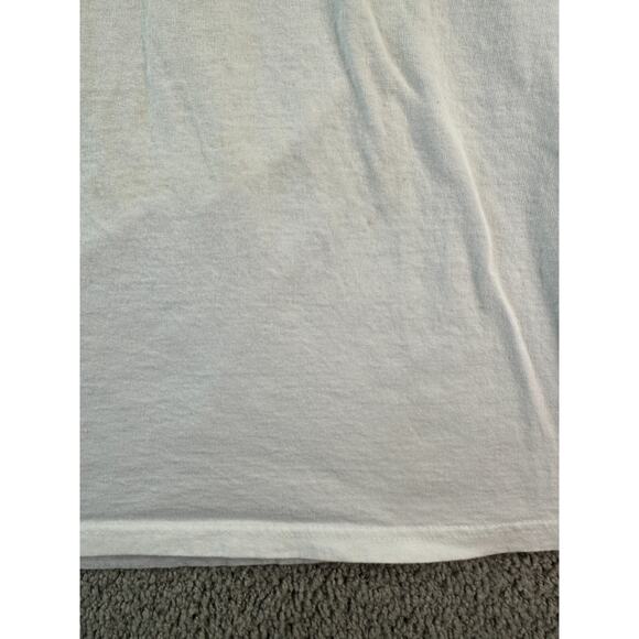 New England Patriots Shirt Mens Large White Blue NFL Football Casual FLAW - Picture 7 of 12